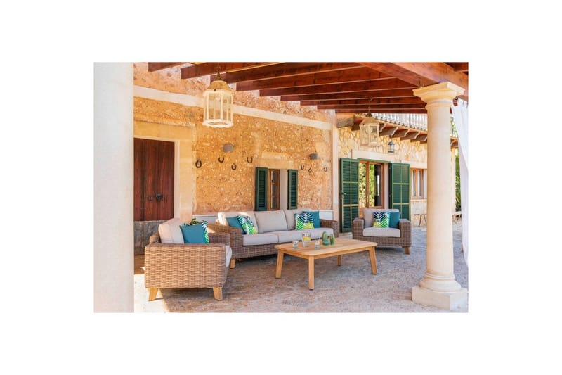 Ulkomöbeliryhmä Lifestyle Garden Bahamas 2 x nojatuoli & 3-istuttava & sohvapöytä 140 - Puutarhakalusteet - Terassiryhmät - Sohvaryhmät ulos