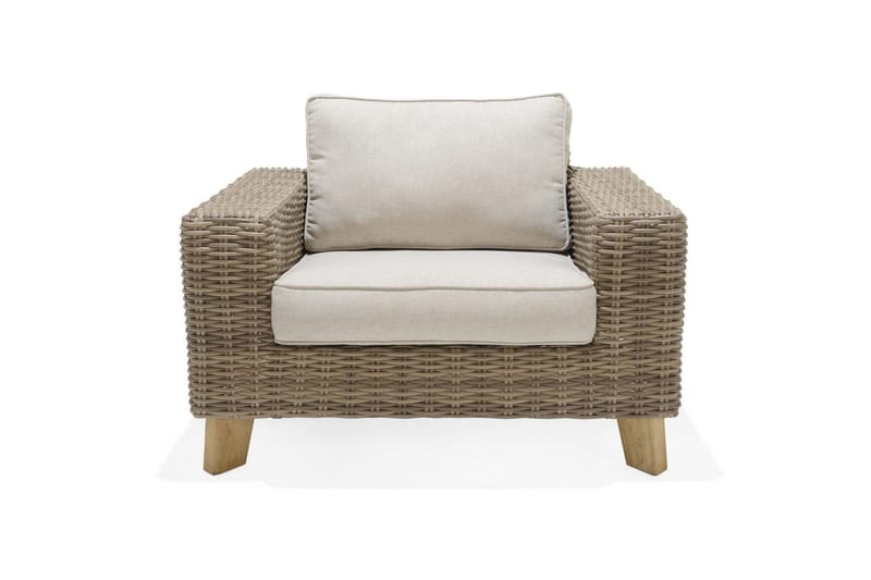 Ulkomöbeliryhmä Lifestyle Garden Bahamas 2 x nojatuoli & 3-istuttava & sohvapöytä 140 - Puutarhakalusteet - Terassiryhmät - Sohvaryhmät ulos