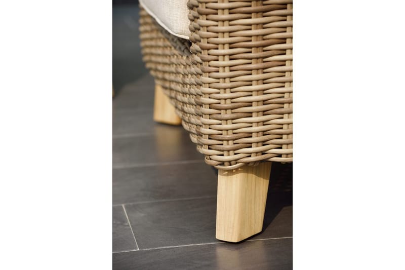 Ulkomöbeliryhmä Lifestyle Garden Barbados 2-istuttava & vasen divaani sohvapöytä 110 - Puutarhakalusteet - Terassiryhmät - Sohvaryhmät ulos