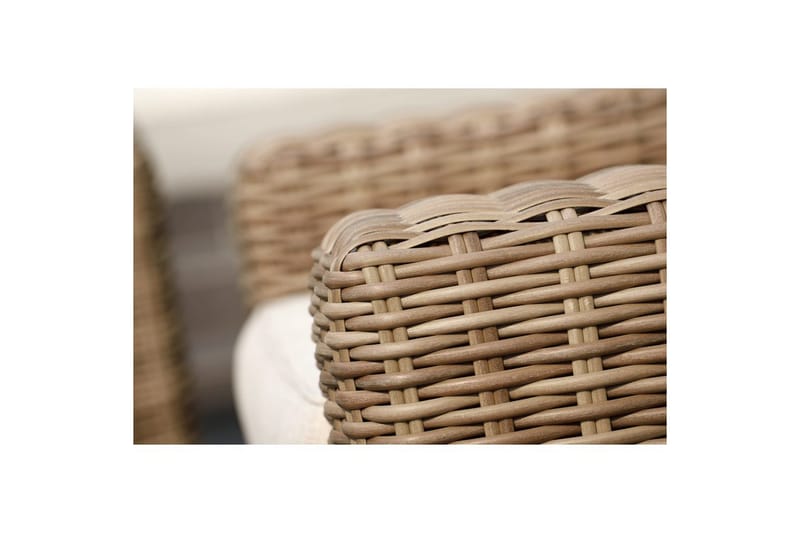 Ulkomöbeliryhmä Lifestyle Garden Barbados 2-istuttava & vasen divaani sohvapöytä 110 - Puutarhakalusteet - Terassiryhmät - Sohvaryhmät ulos