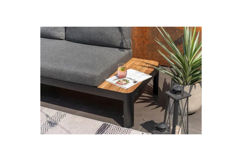 Ulkomöbeliryhmä Lifestyle Garden Portals 2-istuttava & 3-istuttava modulisohva & sohvapöytä - Puutarhakalusteet - Terassiryhmät - Sohvaryhmät ulos