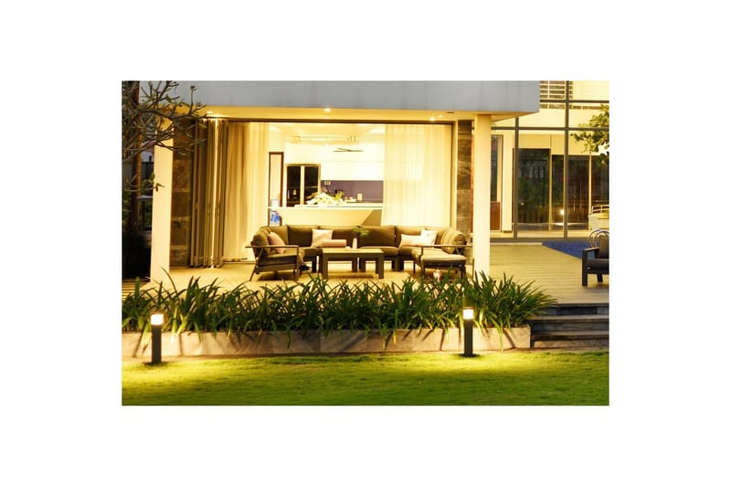 Ulkomöbeliryhmä Lifestyle Garden PALAU 2-istuttava oikea & vasen + 2x kulmasohvatuoli + 2x sivutuoli + sohvapöytä 100 cm - Puutarhakalusteet - Terassiryhmät - Sohvaryhmät ulos