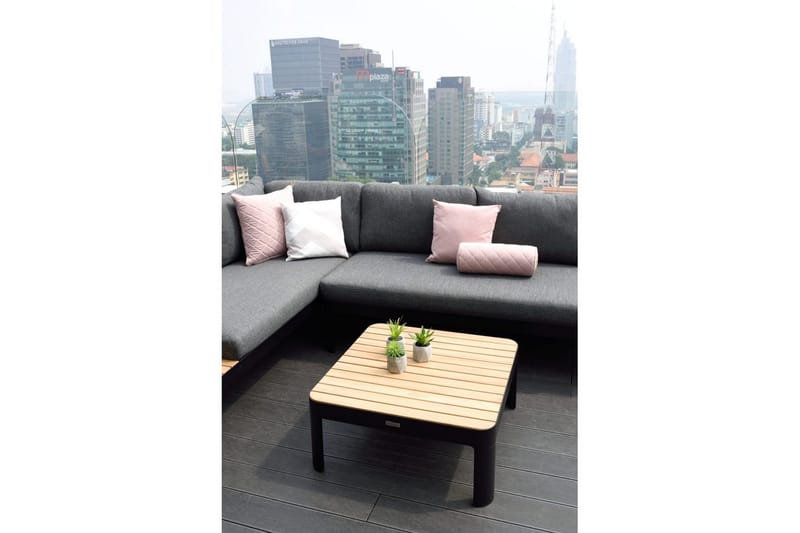 Ulkomöbeliryhmä Lifestyle Garden Portals 2x 2-istuttava modulisohva & 2x sohvapöytä - Puutarhakalusteet - Terassiryhmät - Sohvaryhmät ulos