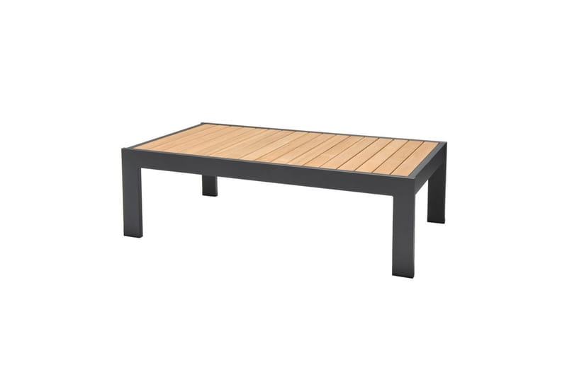 Ulkomöbeliryhmä Lifestyle Garden PALAU 2-istuttava oikea & vasen + kulmasohvatuoli + sivutuoli + sohvapöytä 140 cm - Puutarhakalusteet - Terassiryhmät - Sohvaryhmät ulos