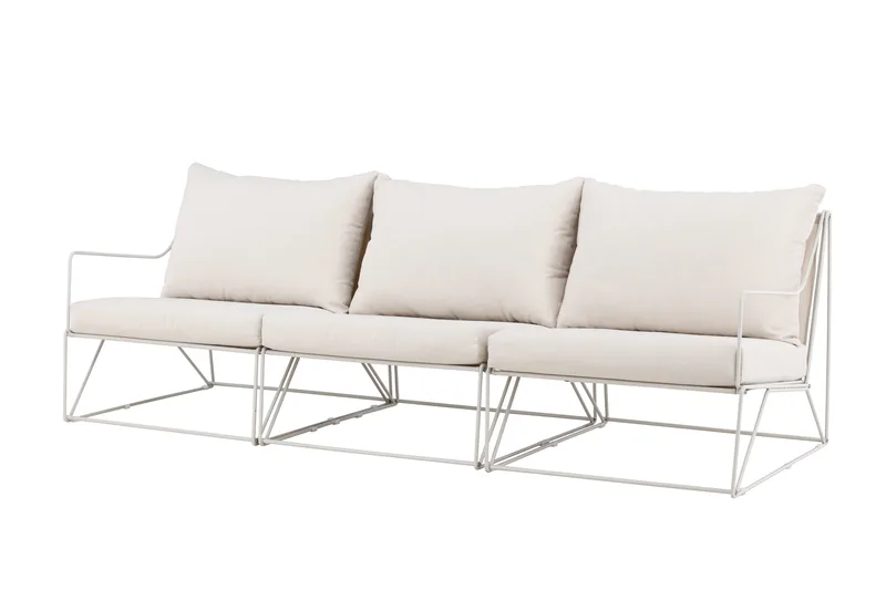 Usteryd 3 istuttava lounge-sohva, Beige