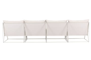 Usteryd 4 istuttava lounge-sohva - Beige - Puutarhakalusteet - Terassiryhmät - Terassisohvat