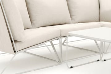 Usteryd ulkokäyttöön suora 3-istuttava sohva - Beige/Beige - Puutarhakalusteet - Terassiryhmät - Sohvaryhmät ulos