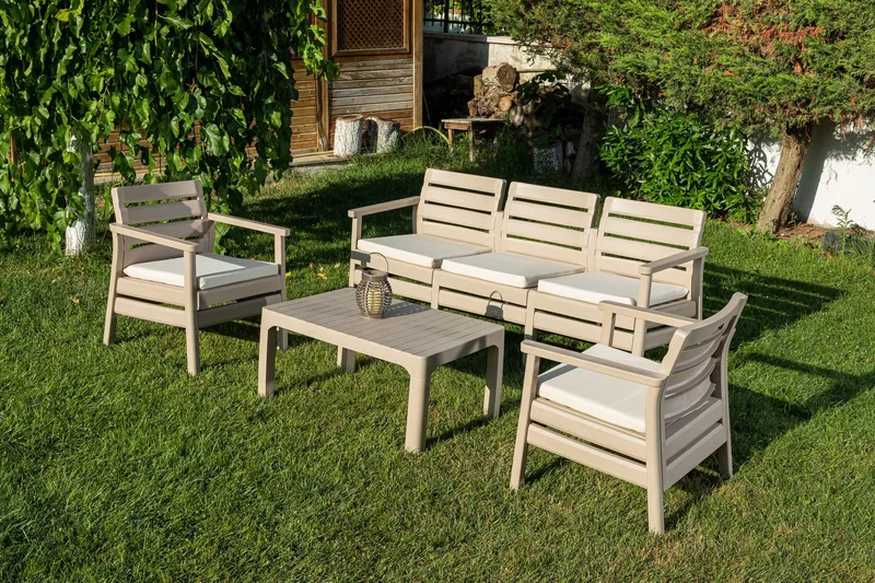 Vomira Lounge-ryhmä ulkokäyttöön, Desert Beige