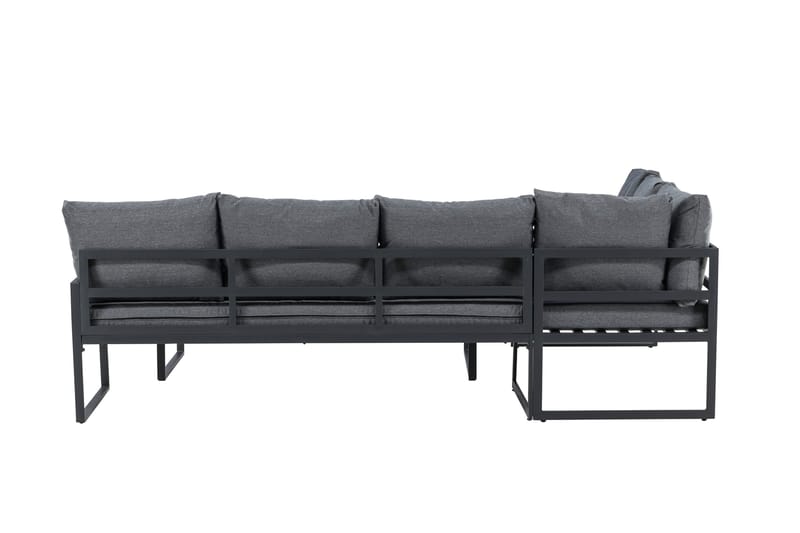 Zingaro Sohvaryhmä Ulkokäyttöön 4-istuttava - Musta/Harmaa - Puutarhakalusteet - Terassiryhmät - Oleskeluryhmät