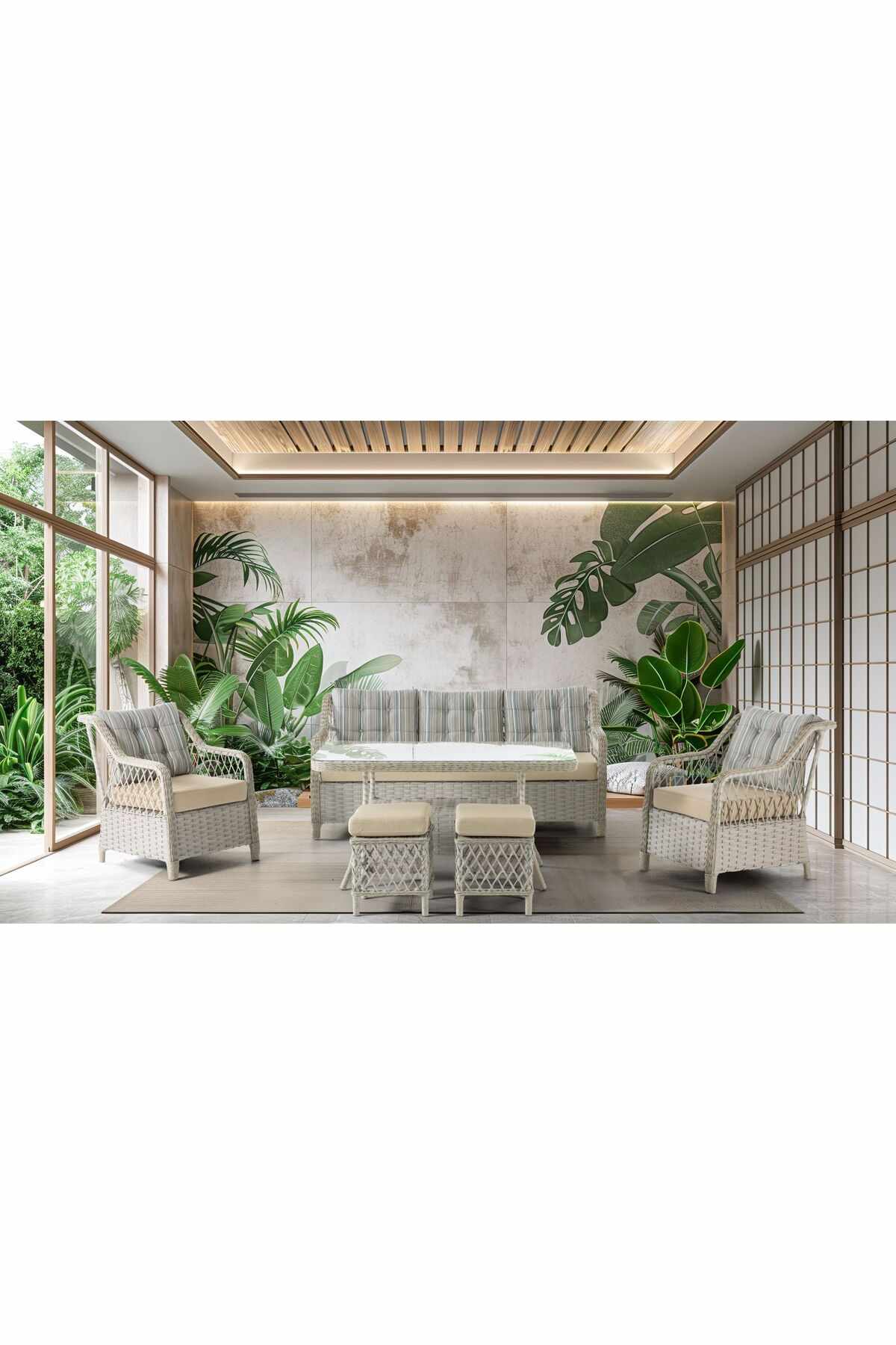 Garden Lounge Set Atelier Del Sofa Monivärinen -