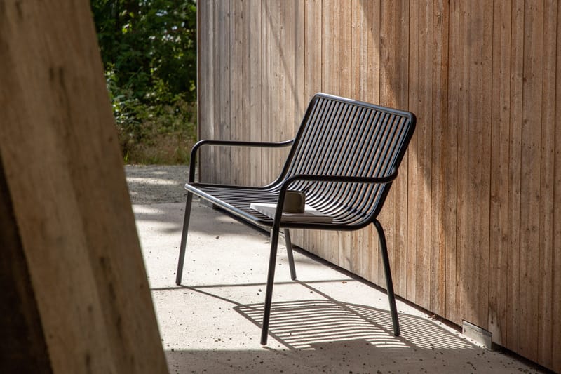 Peking Ulkopenkki - Musta - Puutarhakalusteet - Ulkosohva & puutarhapenkki - Puutarhapenkki & ulkopenkki