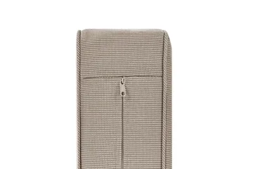 2-sitssoffa Beliani Trani Ljus trä/grått/beige Brown||Grey||Beige - Puutarhakalusteet - Ulkosohva & puutarhapenkki - Puutarhasohva