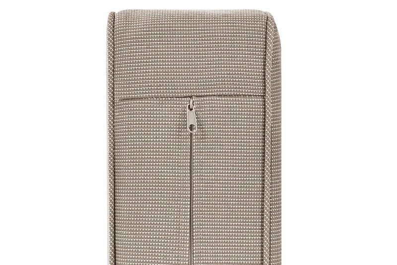 2-sitssoffa Beliani Trani Ljus trä/grått/beige Light wood||Grey||Beige - Puutarhakalusteet - Ulkosohva & puutarhapenkki - Puutarhasohva