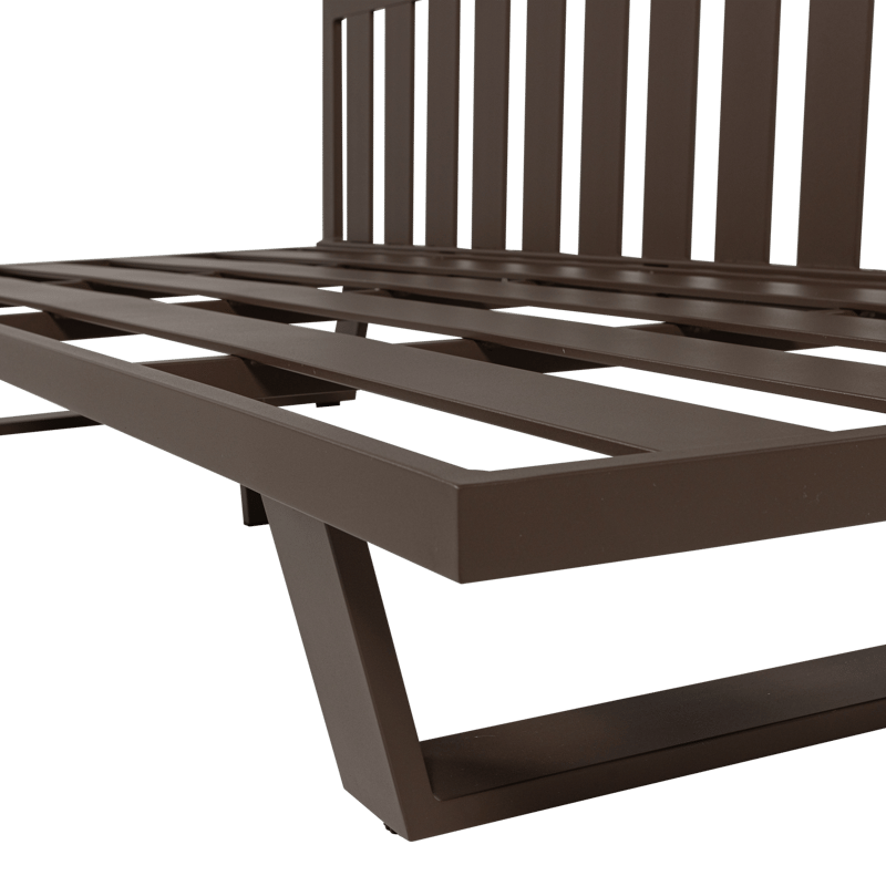 3-istuttava sohva Bear ulkokäyttöön - Ruskea - Puutarhakalusteet - Ulkosohva & puutarhapenkki - Puutarhasohva