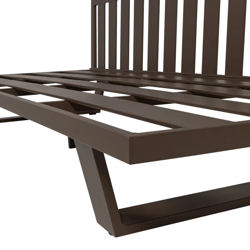 3-istuttava sohva Bear ulkokäyttöön - Ruskea - Puutarhakalusteet - Ulkosohva & puutarhapenkki - Puutarhasohva