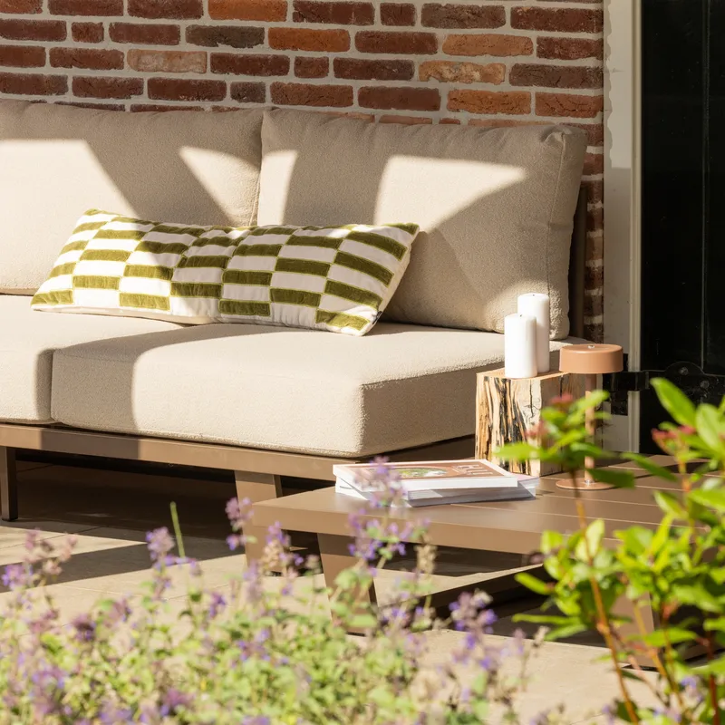 3-istuttava sohva Bear ulkokäyttöön - Ruskea - Puutarhakalusteet - Ulkosohva & puutarhapenkki - Puutarhasohva