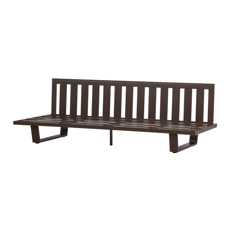 3-istuttava sohva Bear ulkokäyttöön - Ruskea - Puutarhakalusteet - Ulkosohva & puutarhapenkki - Puutarhasohva