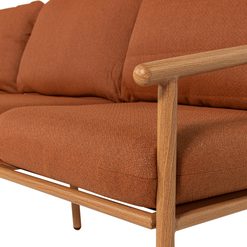 3-istuttava sohva Cavero ulkokäyttöön - Terra - Puutarhakalusteet - Terassiryhmät - Terassisohvat