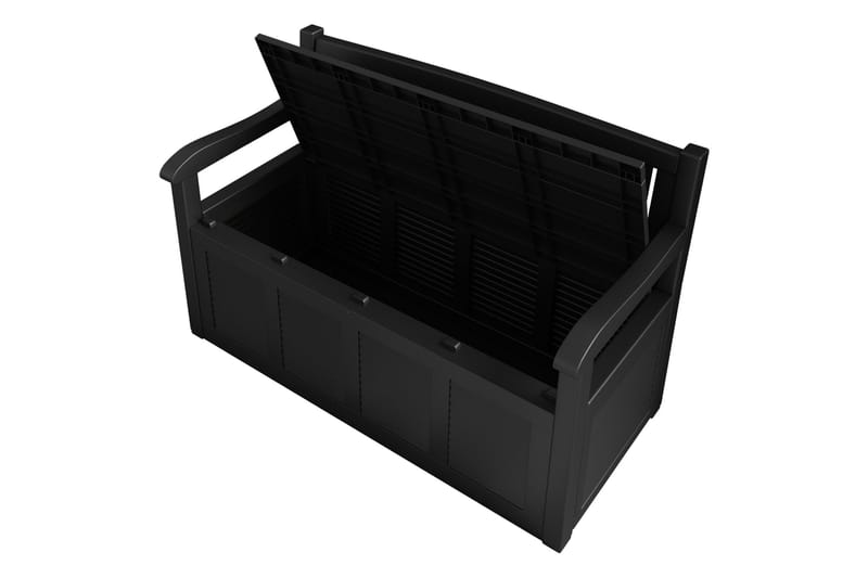 Cliffwyn Ulkopenkki Säilytyksellä - Harmaa - Puutarhakalusteet - Ulkosohva & puutarhapenkki - Puutarhapenkki & ulkopenkki