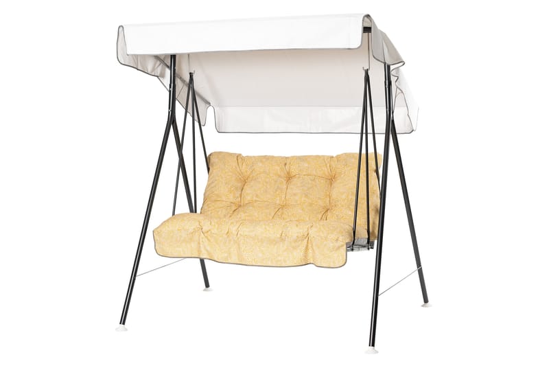 Duetto Täydellinen riippukeinu 130 cm, Harmaa/Keltainen