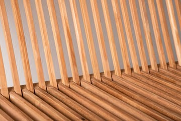 Ghana sohvapenkki 100 cm ulkokäyttöön - Luonnonväri - Puutarhakalusteet - Ulkosohva & puutarhapenkki - Puutarhapenkki & ulkopenkki