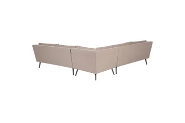 Hörnsoffa Beliani Loretello Beige/grå Beige||Grey - Puutarhakalusteet - Ulkosohva & puutarhapenkki - Puutarhasohva
