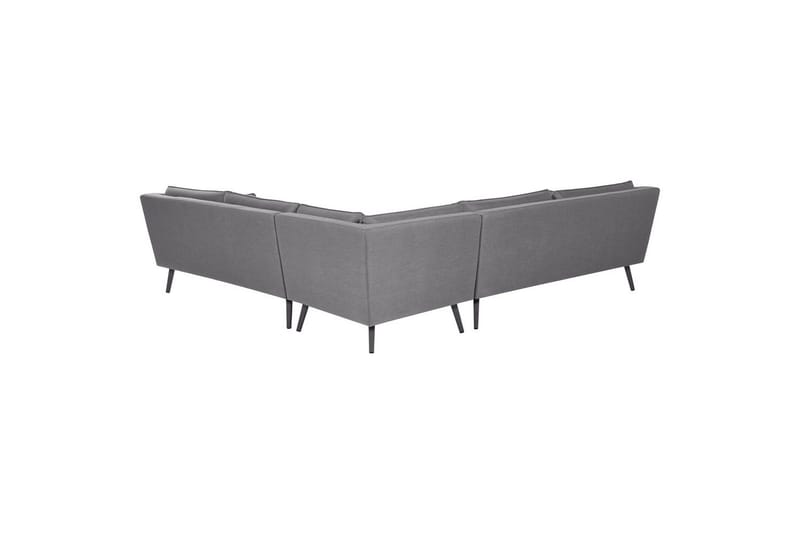 Hörnsoffa Beliani Loretello Beige/grå Grey - Puutarhakalusteet - Ulkosohva & puutarhapenkki - Puutarhasohva