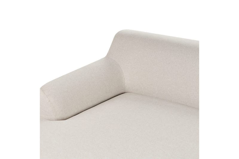 Hörnsoffa Beliani Sosjo Beige, ljust trä, Högervänd Beige||Light colored wood Left-faced - Huonekalut - Sohva - Kulmasohva - Kulmadivaanisohva