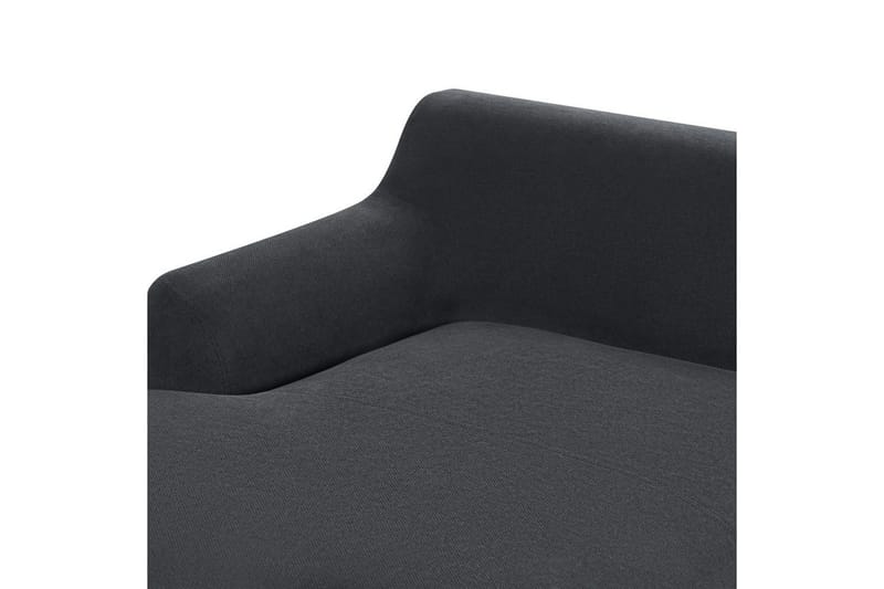 Hörnsoffa Beliani Sosjo Beige, ljust trä, Högervänd Black||Light colored wood Left-faced - Huonekalut - Sohva - Kulmasohva - Kulmadivaanisohva