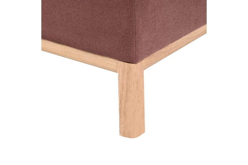 Hörnsoffa Beliani Sosjo Beige, ljust trä, Högervänd Red||Light colored wood Left-faced - Huonekalut - Sohva - Kulmasohva - Kulmadivaanisohva