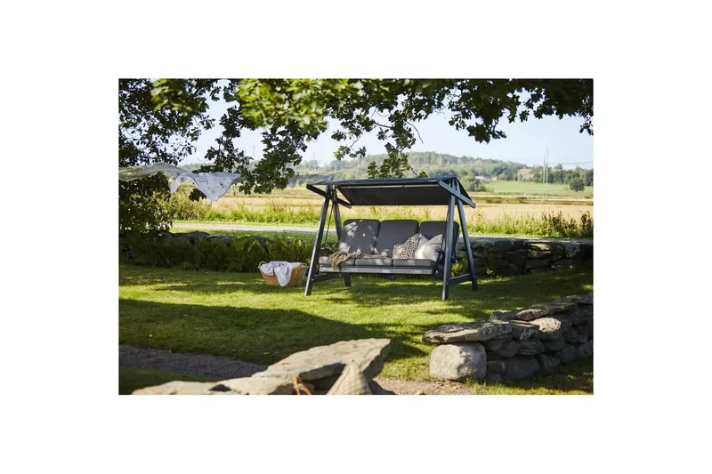 Hillerstorp Aspö Hammock myrskynharmaa/harmaa - myrskynharmaa/harmaa - Puutarhakalusteet - Ulkosohva & puutarhapenkki - Pihakeinu & puutarhakeinu