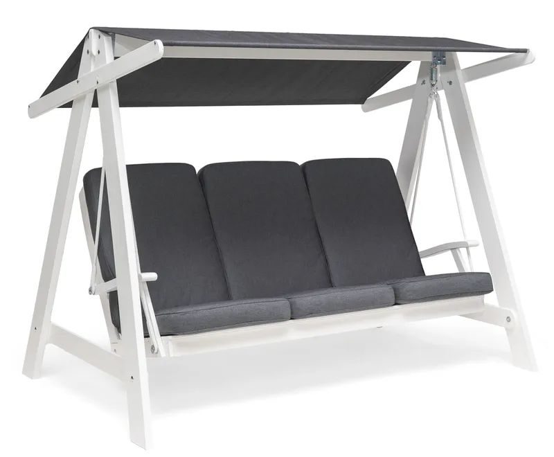 Hillerstorp Aspö Hammock valkoinen/harmaa - valkoinen/harmaa - Puutarhakalusteet - Ulkosohva & puutarhapenkki - Pihakeinu & puutarhakeinu