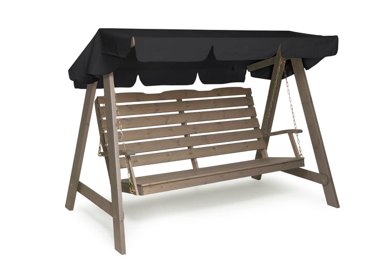 Hillerstorp Dalom -keinu - Harmaa - Puutarhakalusteet - Ulkosohva & puutarhapenkki - Pihakeinu & puutarhakeinu