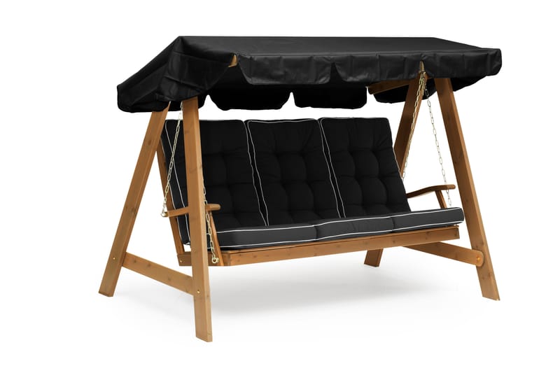 Hillerstorp Dalom -keinu - Ruskea - Puutarhakalusteet - Ulkosohva & puutarhapenkki - Pihakeinu & puutarhakeinu