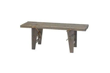 Hillerstorp Ecobench ulkopenkki 120 cm mänty harmaaksi öljytty