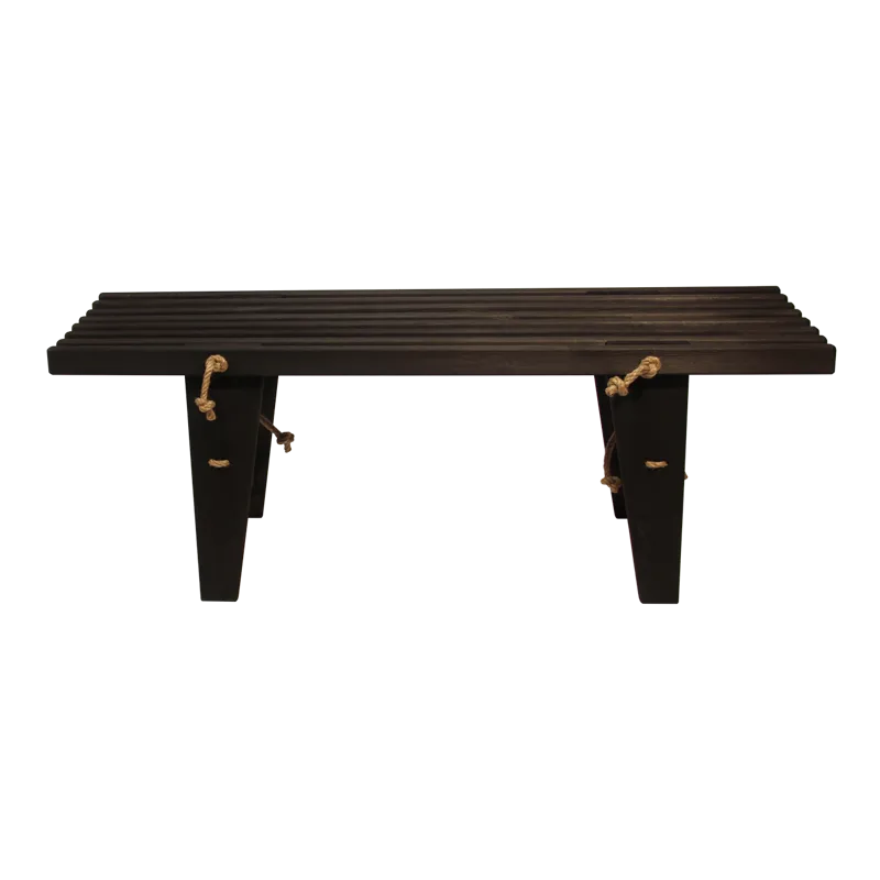 Hillerstorp Ecobench Ulkopenkki 120 cm mänty musta öljytty - Mänty musta öljytty - Puutarhakalusteet - Ulkosohva & puutarhapenkki - Puutarhapenkki & ulkopenkki