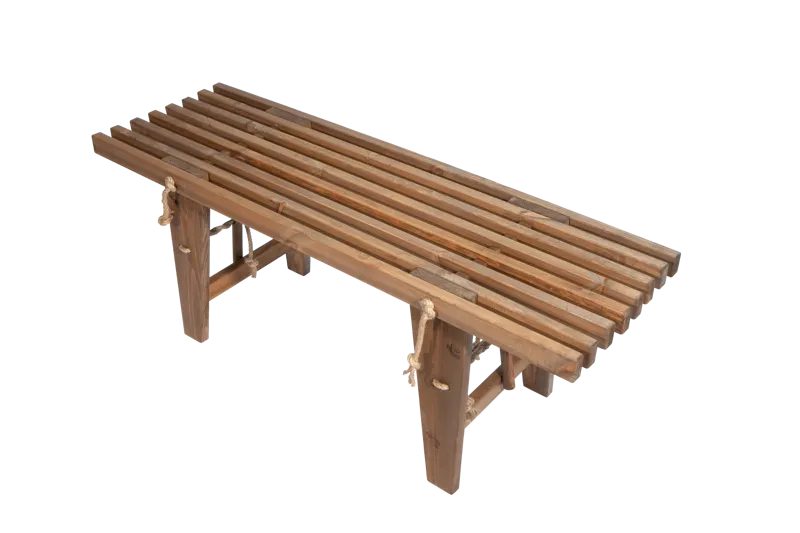 Hillerstorp Ecobench Ulkopenkki 120 cm mänty ruskea öljytty - Mänty ruskea öljytty - Puutarhakalusteet - Ulkosohva & puutarhapenkki - Puutarhapenkki & ulkopenkki