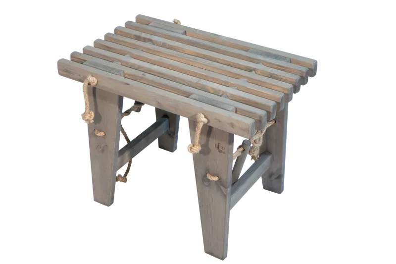 Hillerstorp Ecobench ulkopenkki 60 cm mänty harmaa öljytty, Mänty harmaa öljytty