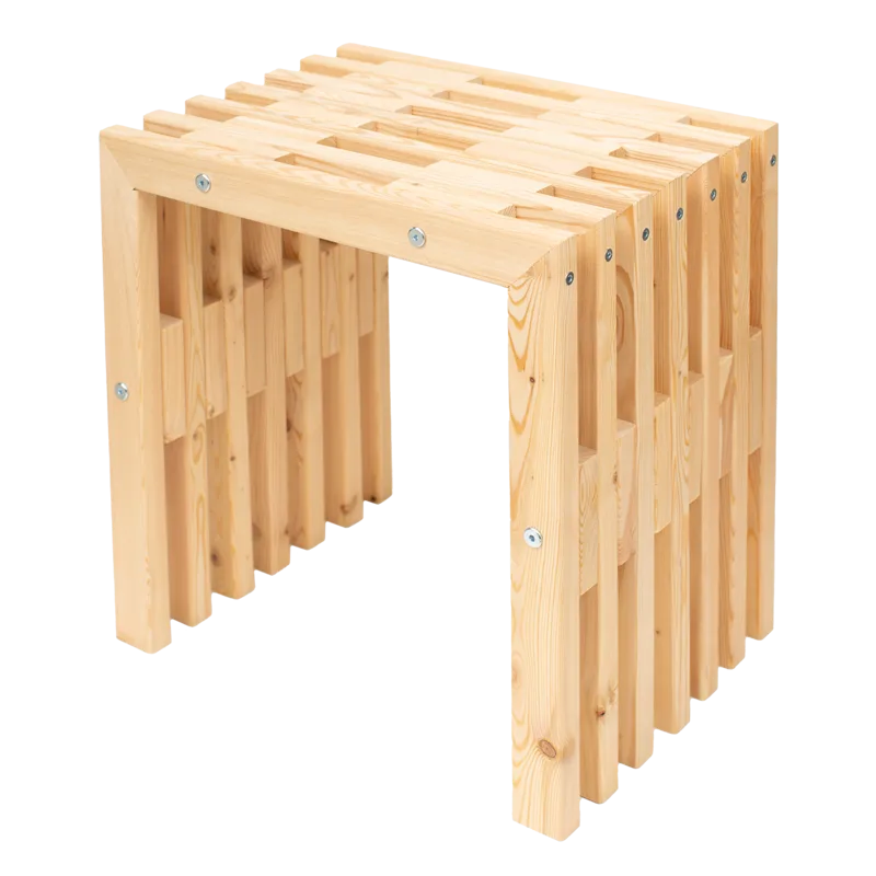 Hillerstorp EcoFurn ulkopenkki 45 cm lehtikuusi - Lehtikuusi - Puutarhakalusteet - Ulkosohva & puutarhapenkki - Puutarhapenkki & ulkopenkki