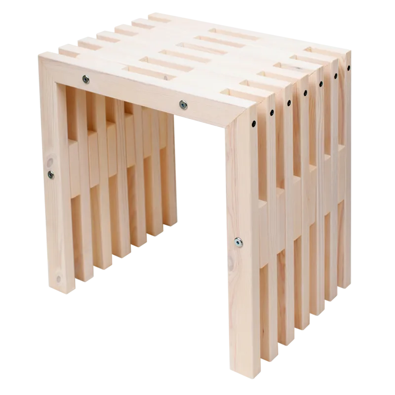 Hillerstorp EcoFurn ulkopenkki 45 cm mänty valkoiseksi öljytty, Mänty valkoiseksi öljytty