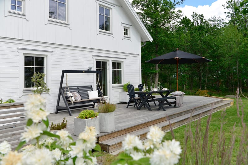 Hillerstorp Marstrand -keinu - Harmaa - Puutarhakalusteet - Ulkosohva & puutarhapenkki - Pihakeinu & puutarhakeinu