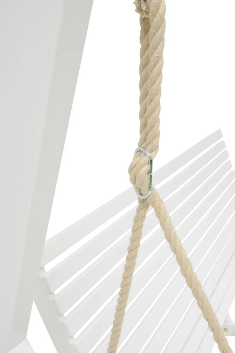 Hillerstorp Marstrand -keinu - Valkoinen - Puutarhakalusteet - Ulkosohva & puutarhapenkki - Pihakeinu & puutarhakeinu