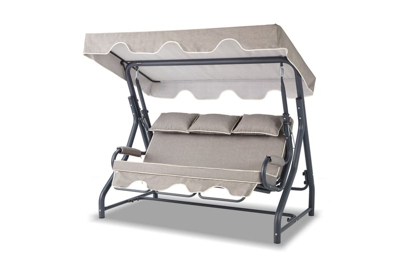 Icterina Täydellinen Keinutuoli 200 cm, Antrasiitti/Harmaa