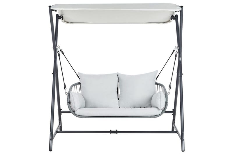 Keinu Fiastra - Vaaleanharmaa - Puutarhakalusteet - Ulkosohva & puutarhapenkki - Pihakeinu & puutarhakeinu