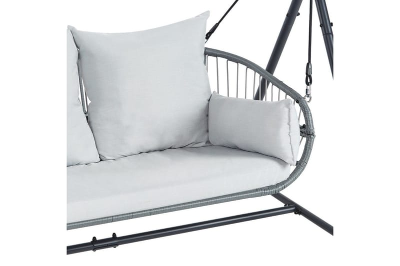 Keinu Fiastra - Vaaleanharmaa - Puutarhakalusteet - Ulkosohva & puutarhapenkki - Pihakeinu & puutarhakeinu