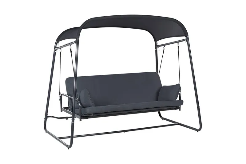 Keinu Marsciano - Tummanharmaa - Puutarhakalusteet - Ulkosohva & puutarhapenkki - Pihakeinu & puutarhakeinu