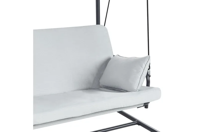 Keinu Marsciano - Vaaleanharmaa - Puutarhakalusteet - Ulkosohva & puutarhapenkki - Pihakeinu & puutarhakeinu