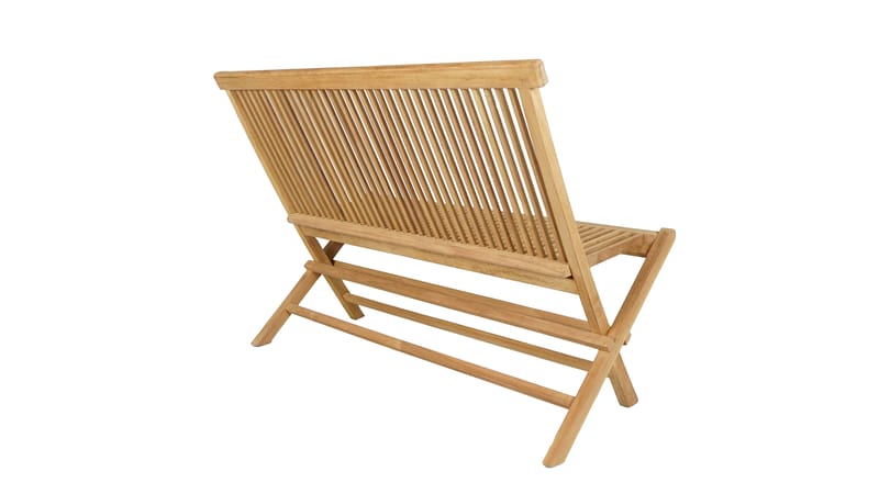 Milano Taitettava penkki 120 cm - Puu - Puutarhakalusteet - Ulkosohva & puutarhapenkki - Puutarhapenkki & ulkopenkki