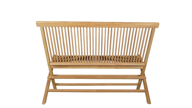 Milano Taitettava penkki 120 cm - Puu - Puutarhakalusteet - Ulkosohva & puutarhapenkki - Puutarhapenkki & ulkopenkki