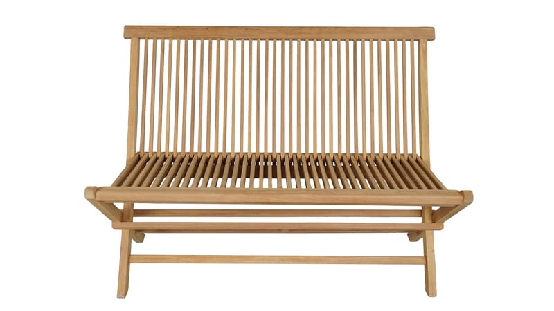 Milano Taitettava penkki 120 cm - Puu - Puutarhakalusteet - Ulkosohva & puutarhapenkki - Puutarhapenkki & ulkopenkki